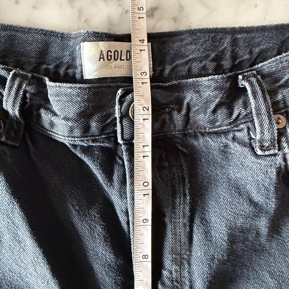 AGOLDE Low Slung Baggy Jeans | Women’s 31 | Washed Black Denim - Picture 9 of 10
